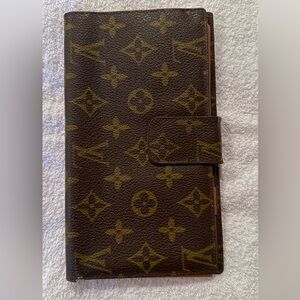 Louis Vuitton Vintage Brown and Gold Monogram Wallet